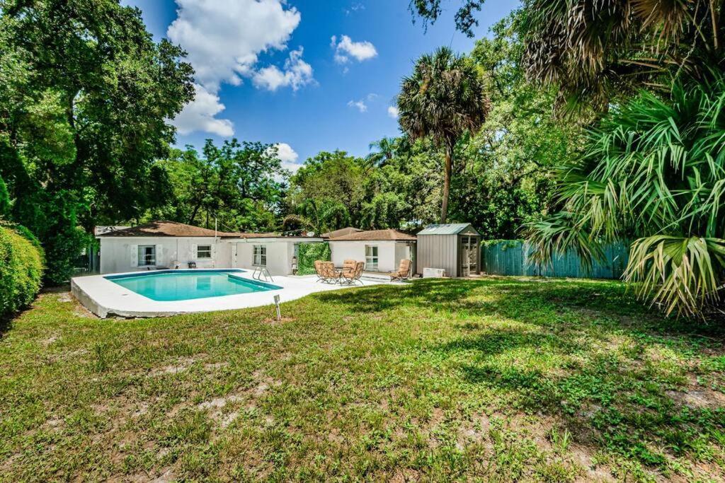 Beautiful Pool House In Old Seminole Heights! Villa Tampa Bagian luar foto